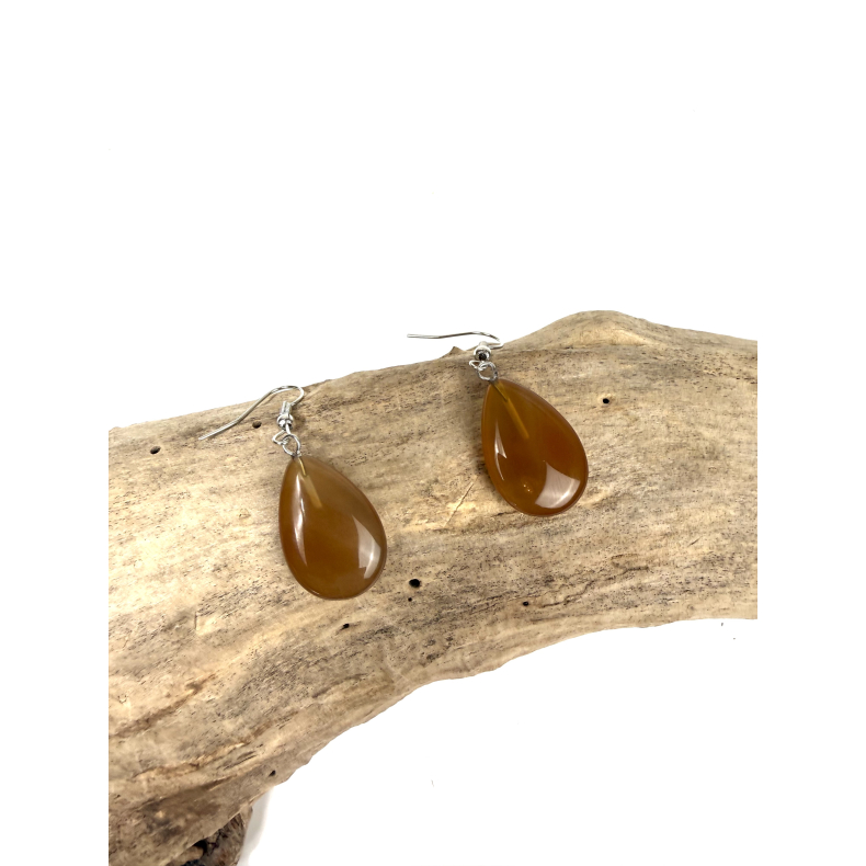 Karneol dr�be �renring 