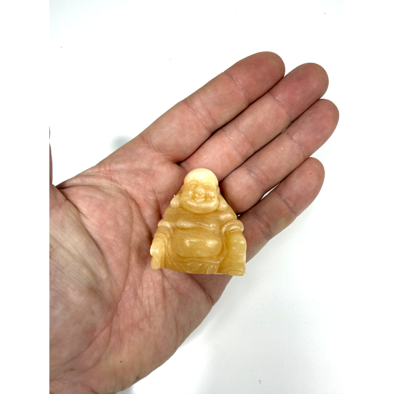 Gul Calcit Buddha 