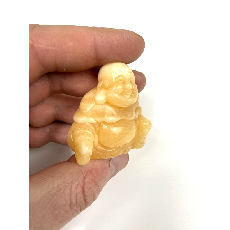 Gul Calcit Buddha 