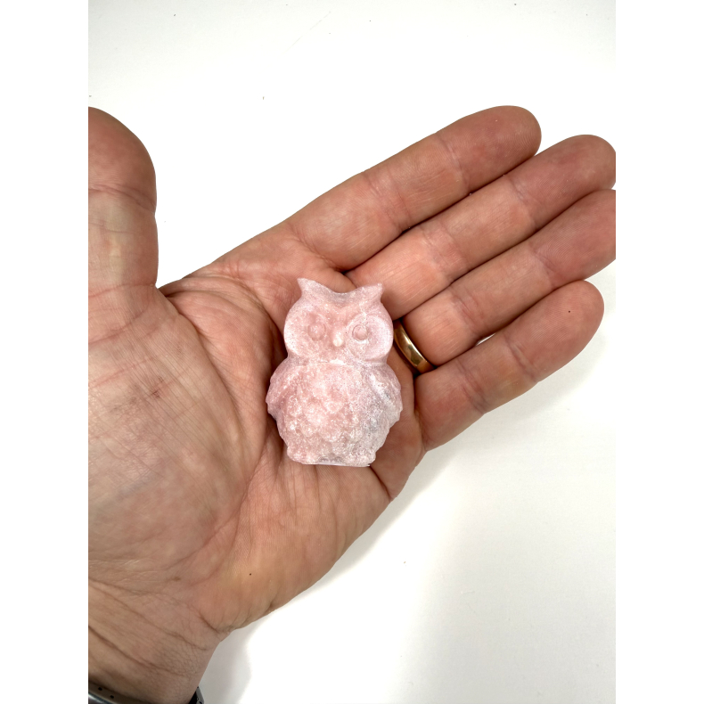 Pink opal ugle 