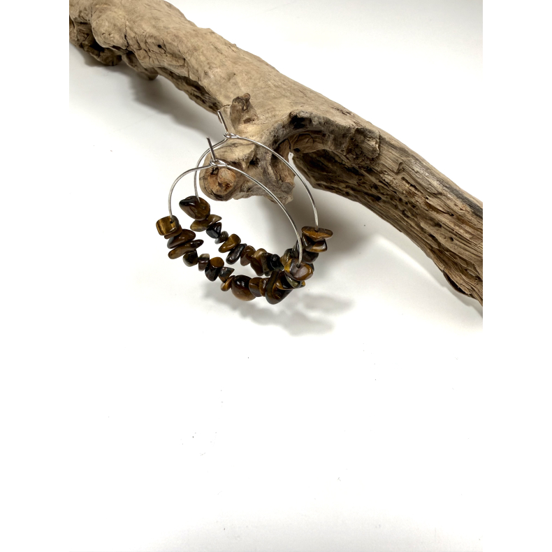 Tiger�je �renring med chips 