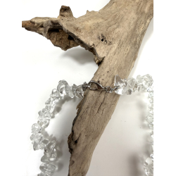 Bjergkrystal halsk�de med chips 