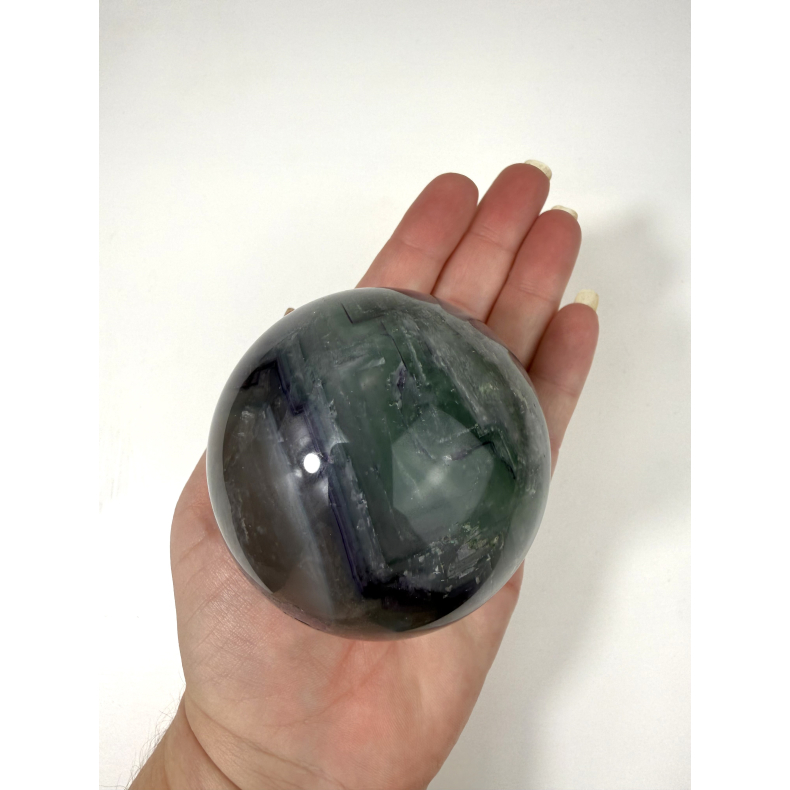 Regnbue Fluorit kugle