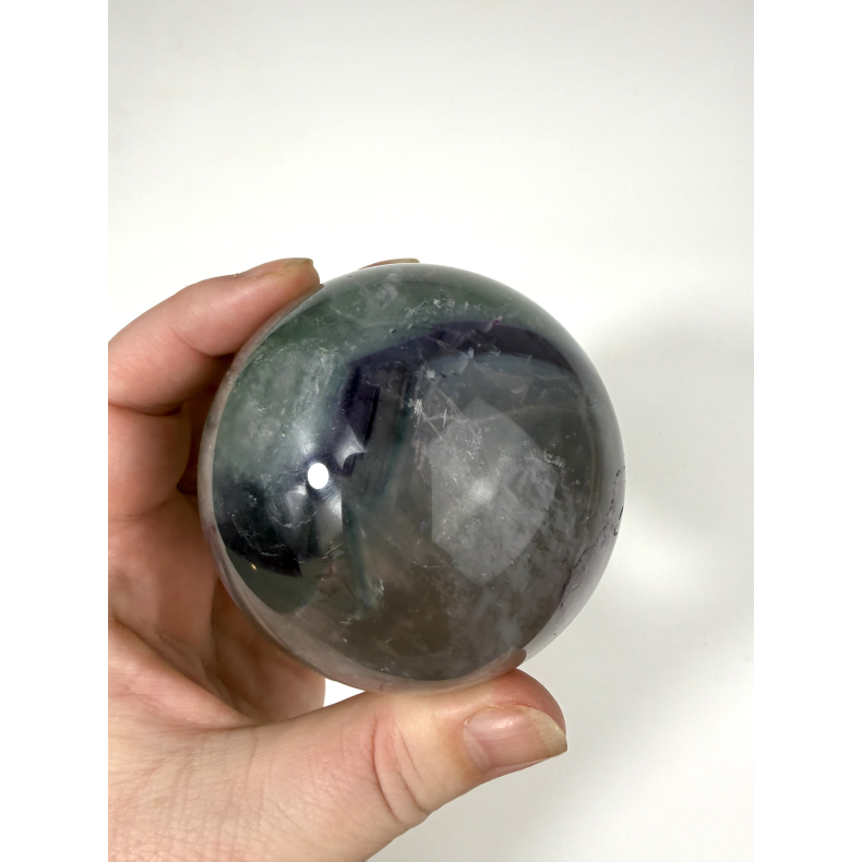 Regnbue Fluorit kugle