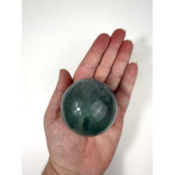 Gr�n Fluorit kugle D 