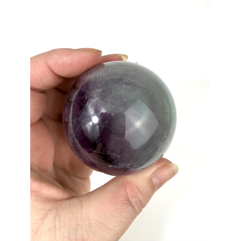 Fluorit kugle L