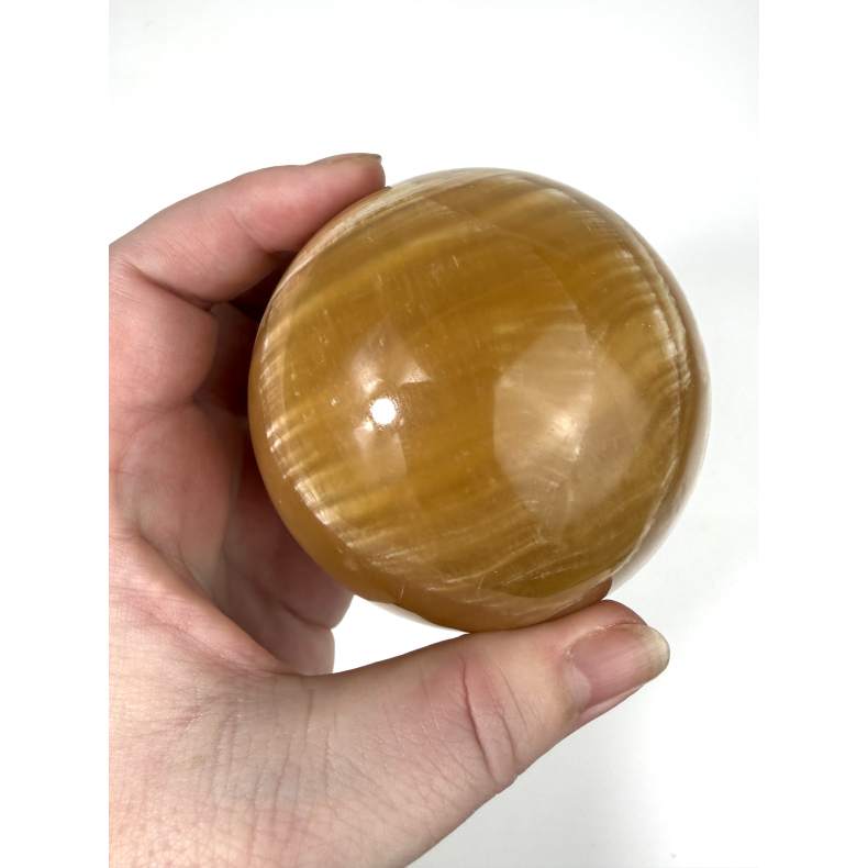 Honning Calcit kugle B