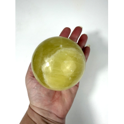 Lemon Calcit kugle D 