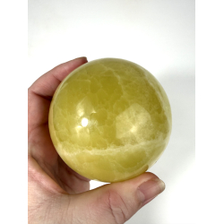 Lemon Calcit kugle D 