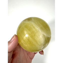 Lemon Calcit kugle D 
