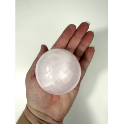 Pink Calcit kugle M
