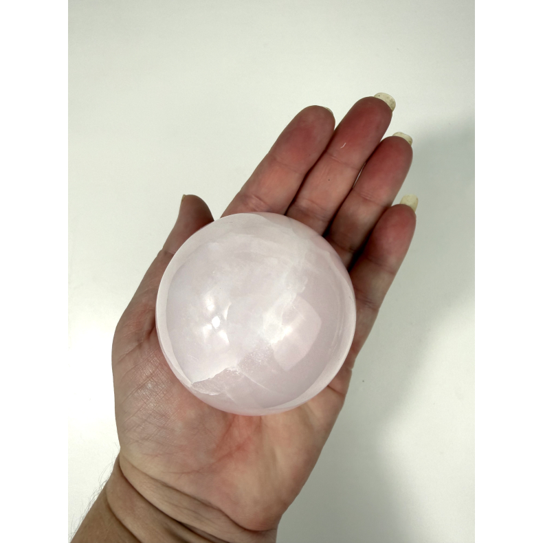 Pink Calcit kugle M