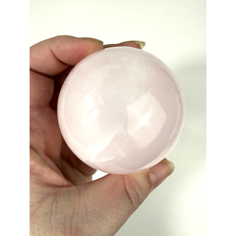 Pink Calcit kugle M