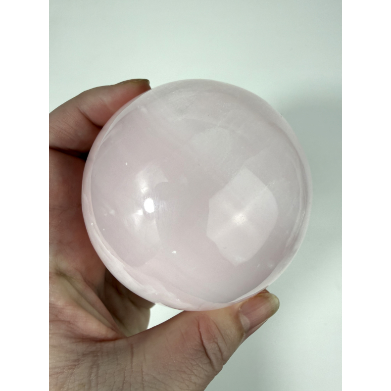 Pink Calcit kugle Q