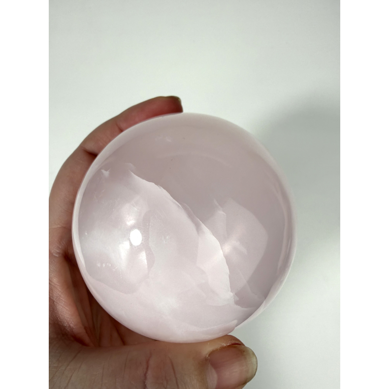 Pink Calcit kugle Q