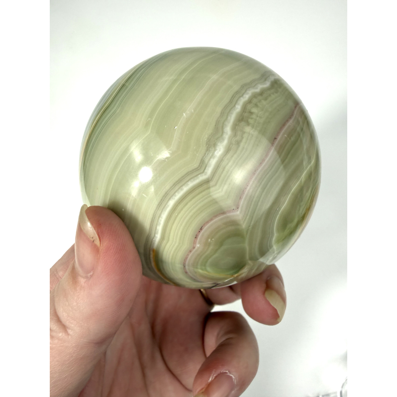 Gr�n onyx kugle �