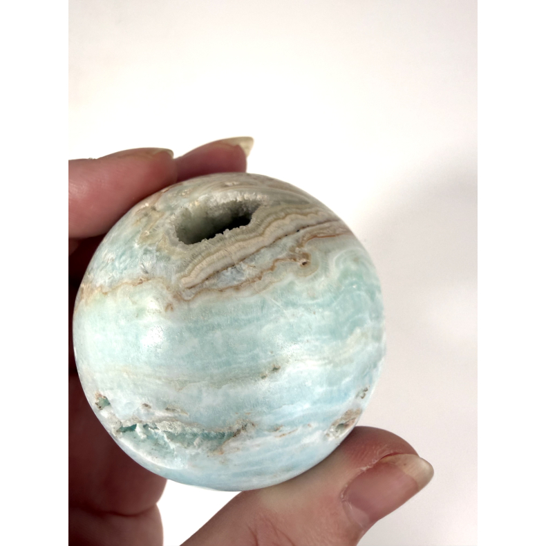 Caribisk Calcit kugle �