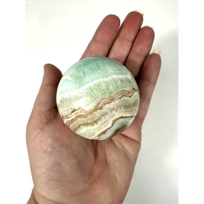 Caribisk Calcit kugle �