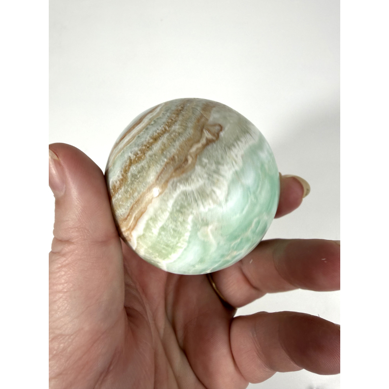 Caribisk Calcit kugle �