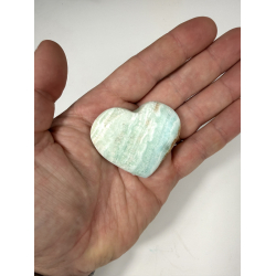 Caribisk Calcit hjerte E 