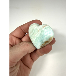 Caribisk Calcit hjerte E 