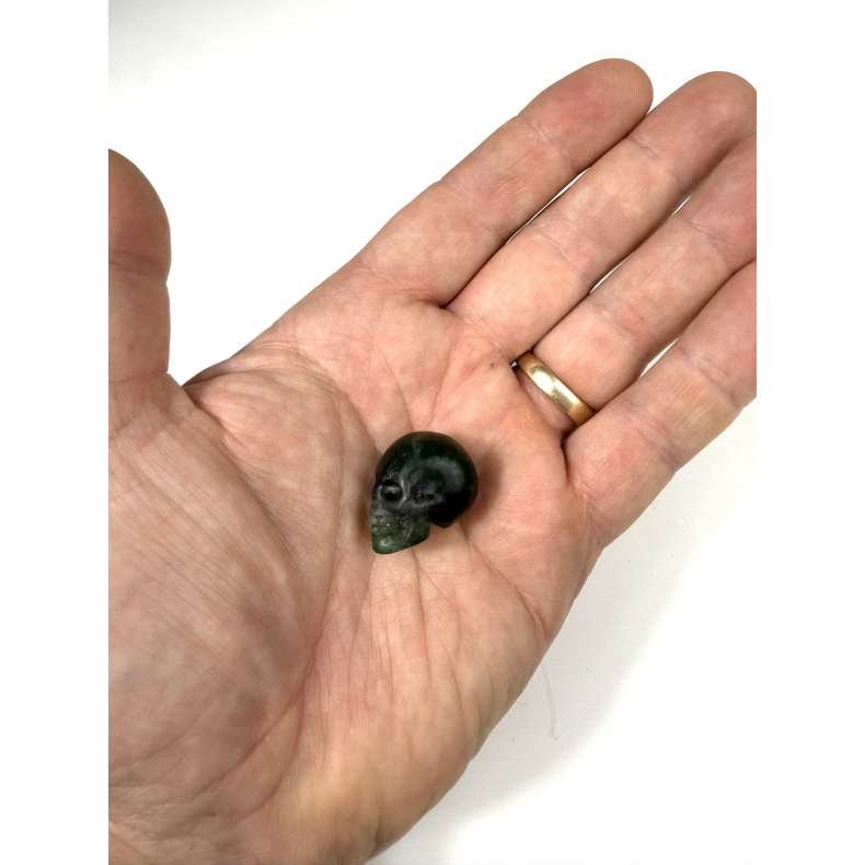 Fluorit d�dningehoved 