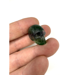 Fluorit d�dningehoved 