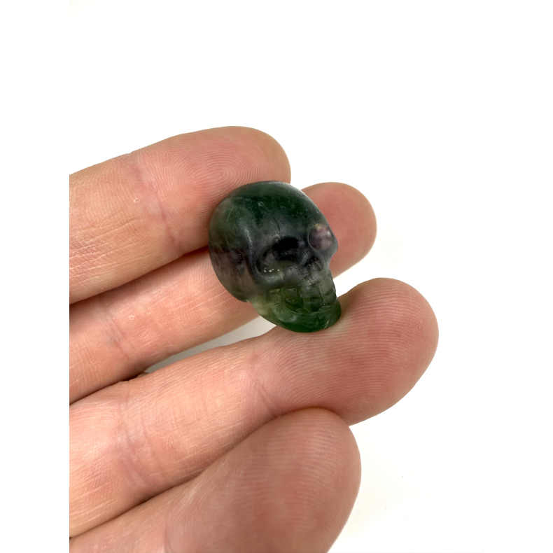 Fluorit d�dningehoved 