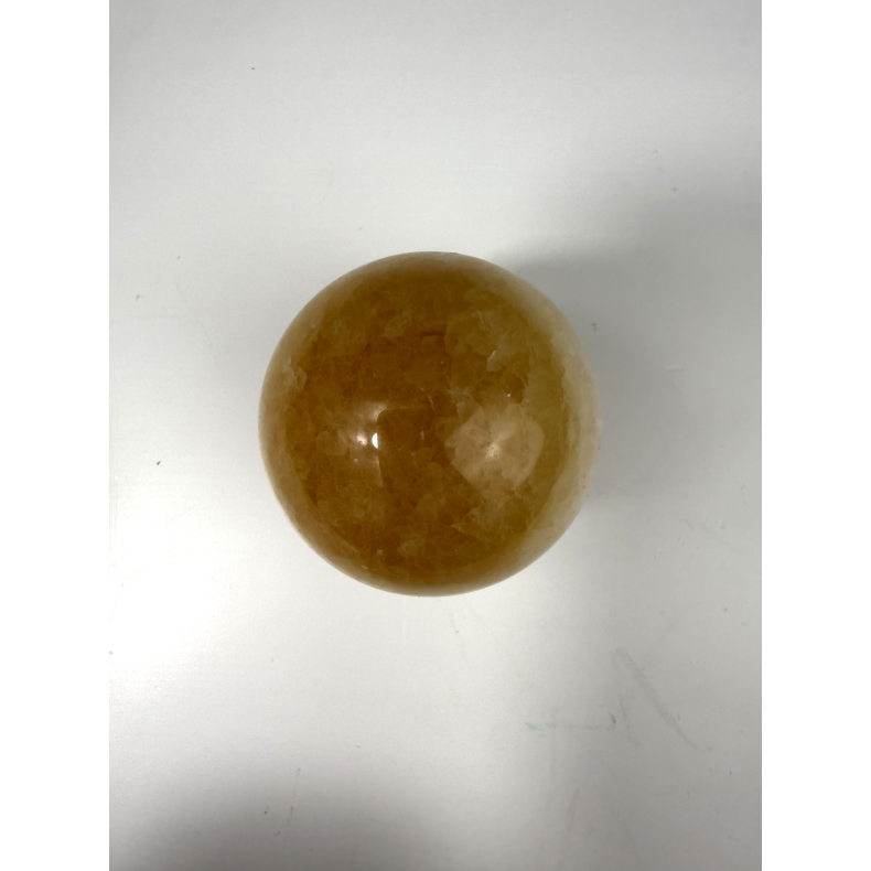 Orange Calcit kugle D 