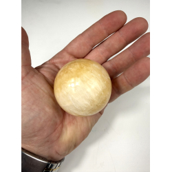 Orange Calcit kugle D 