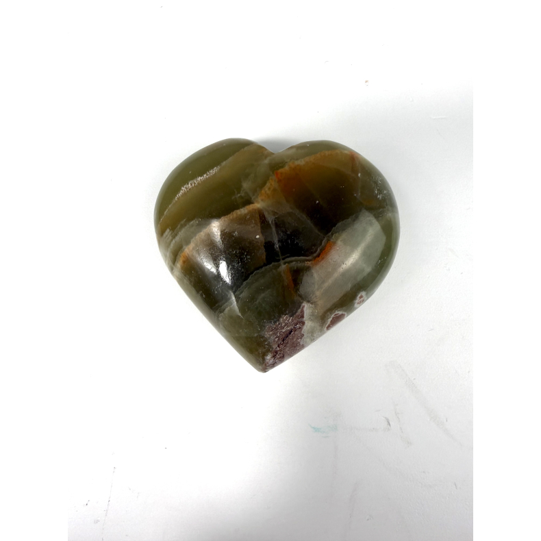 Gr�n Onyx hjerte B 