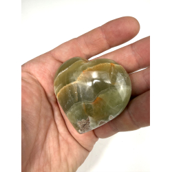 Gr�n Onyx hjerte B 