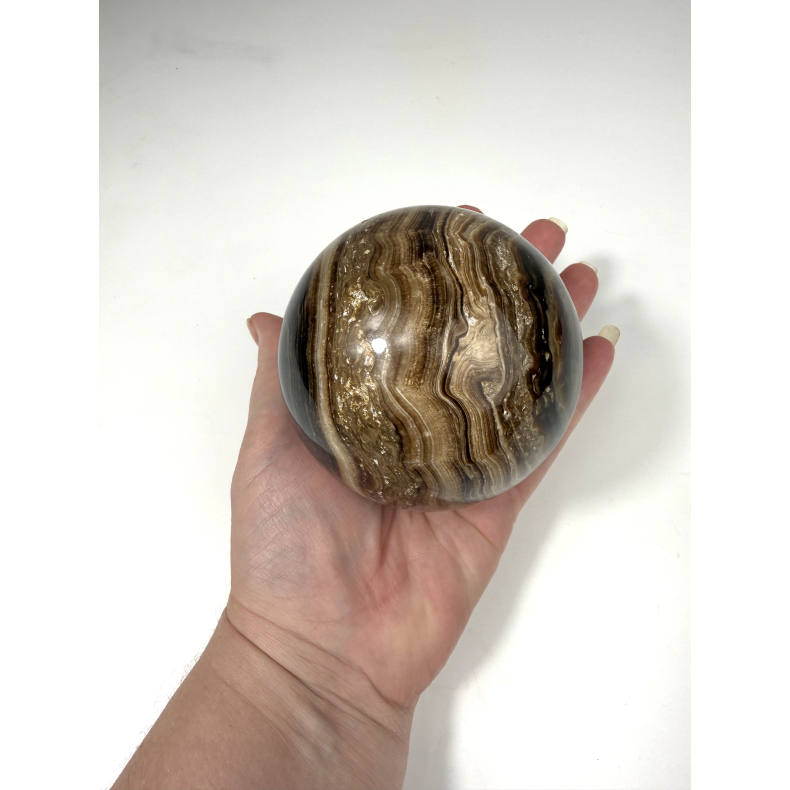 Chokolade Calcit kugle B