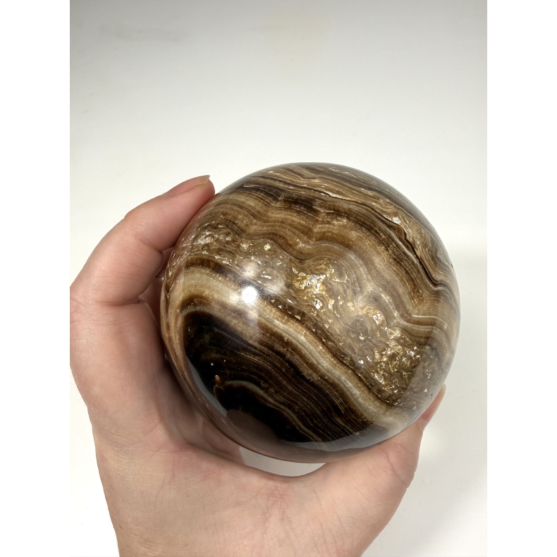 Chokolade Calcit kugle B