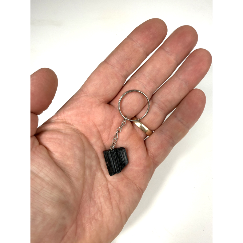 Sort Turmalin n�glering R�