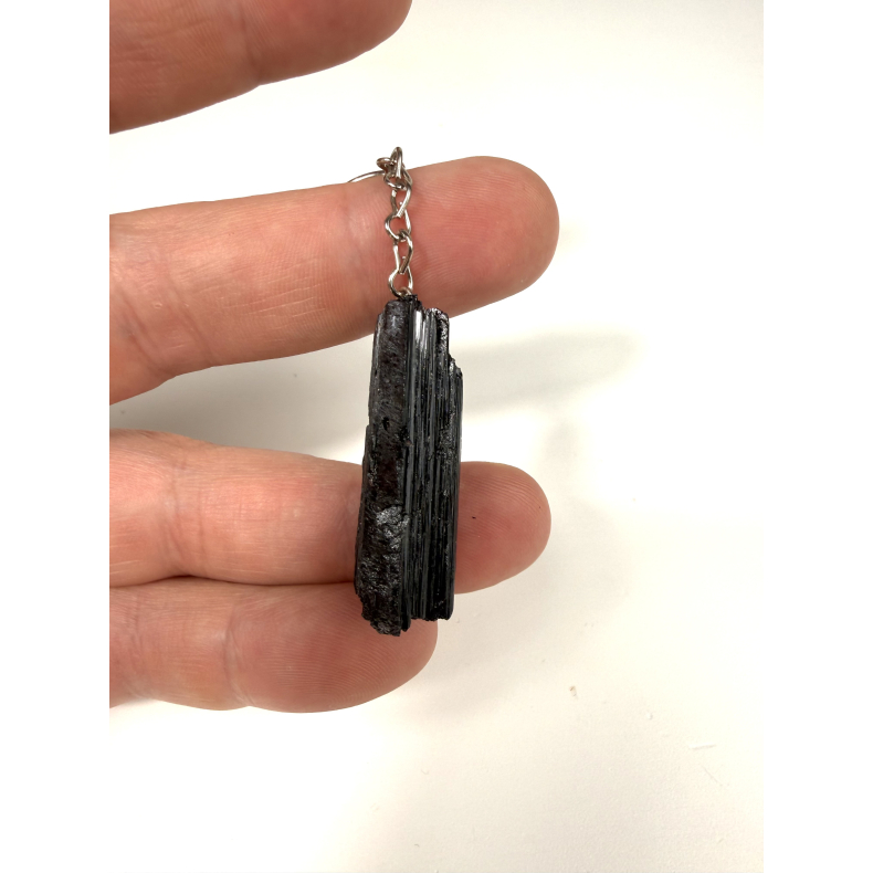 Sort Turmalin n�glering R�