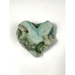 Bl� Aragonit hjerte B 