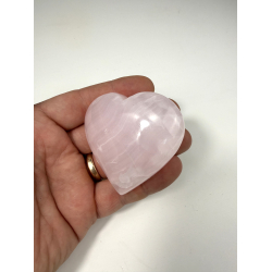 Pink Calcit hjerte D 