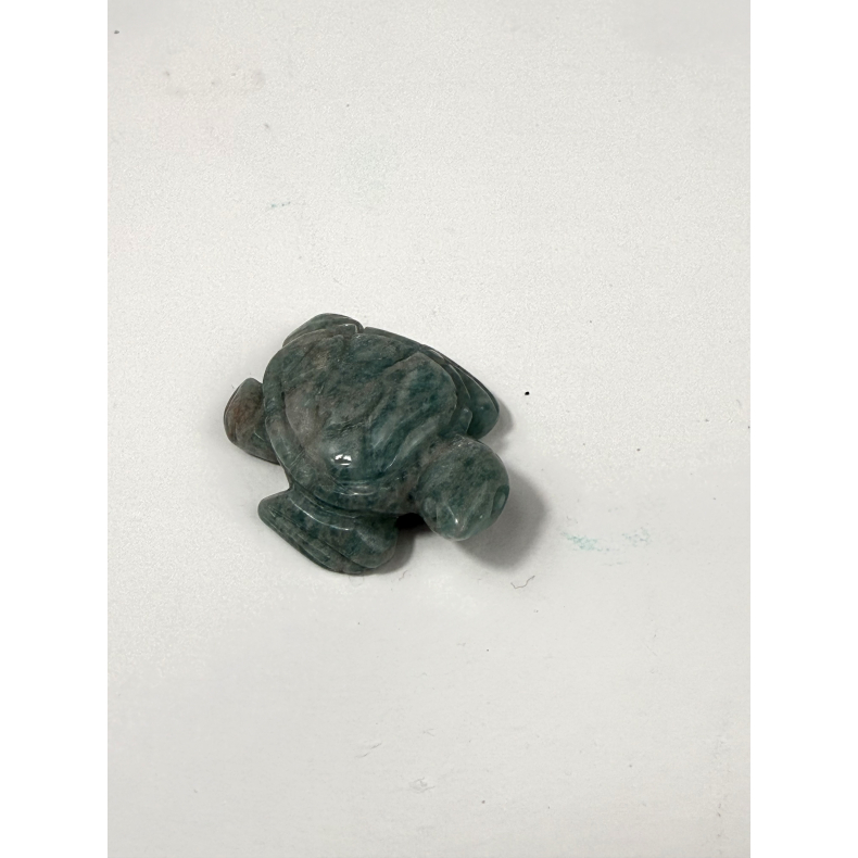 Amazonit mini skilpadde 