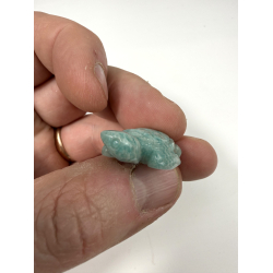 Amazonit mini skilpadde 