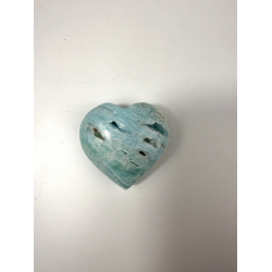 Caribisk Calcit hjerte D 