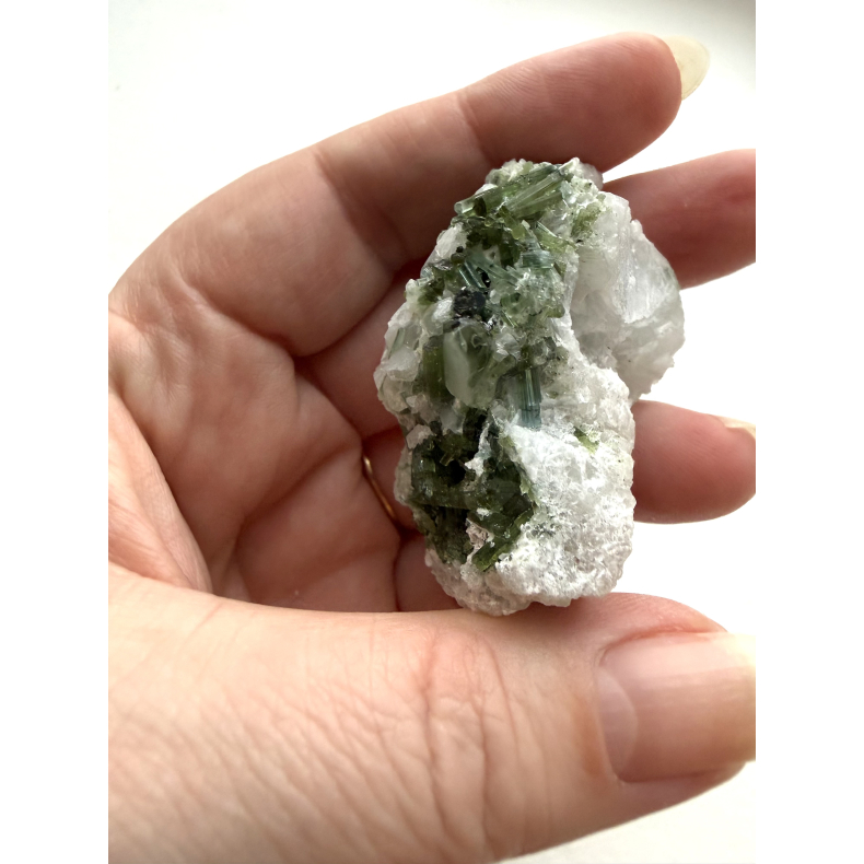 Gr�n Turmalin i kvarts C 