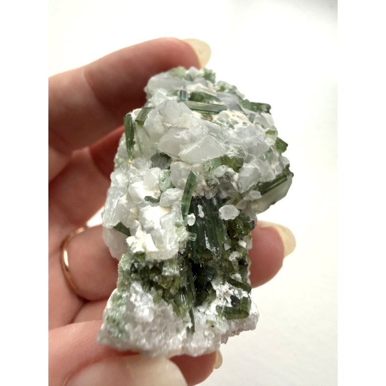 Gr�n Turmalin i kvarts C 