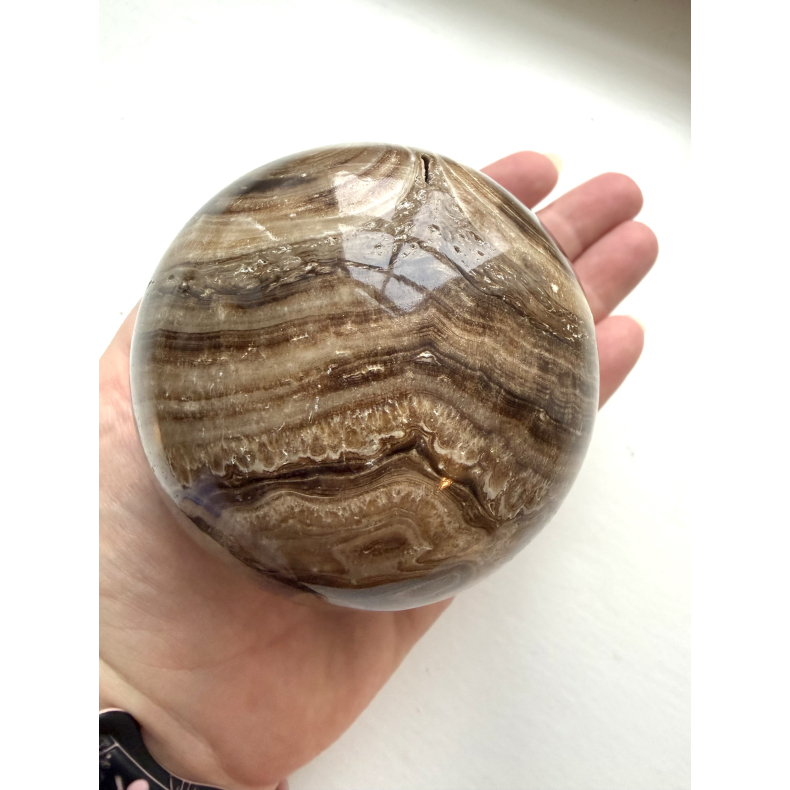 Chokolade Calcit kugle G