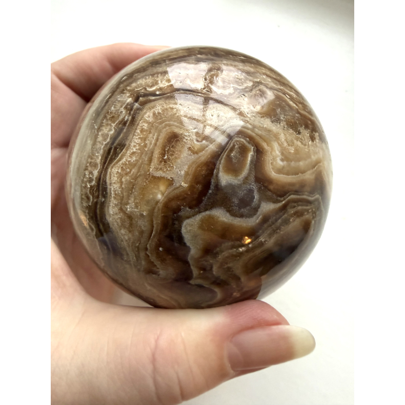 Chokolade Calcit kugle G