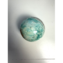 Bl� Aragonit kugle A 