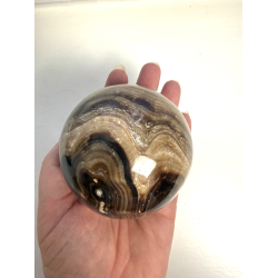 Chokolade Calcit kugle S 