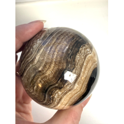 Chokolade Calcit kugle S 