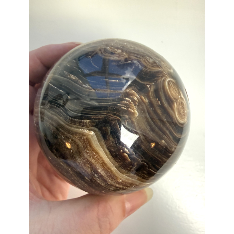 Chokolade Calcit kugle T 