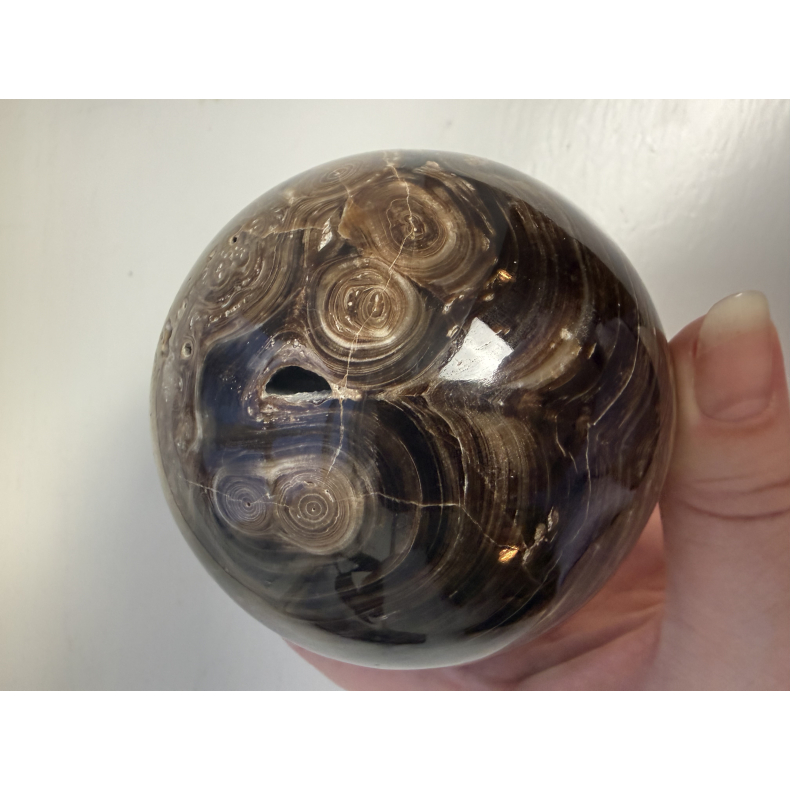 Chokolade Calcit kugle T 